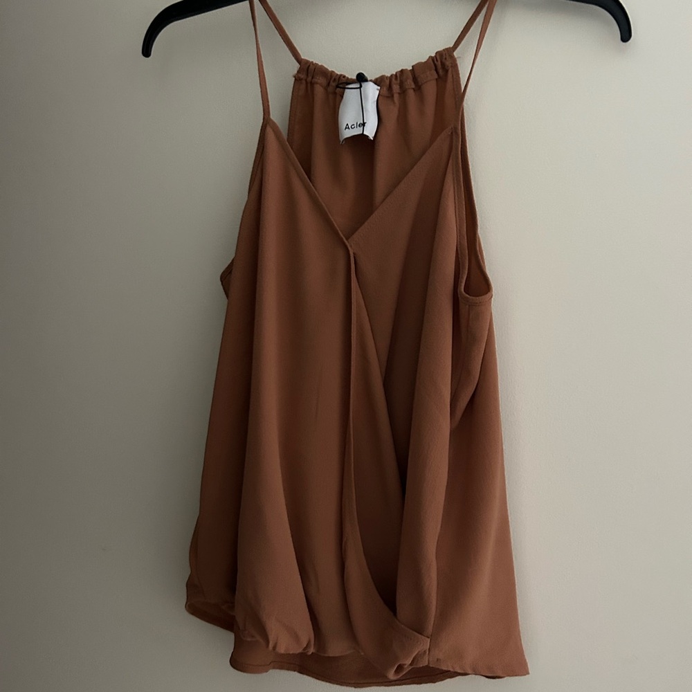 Acler sleeveless top, size Medium.